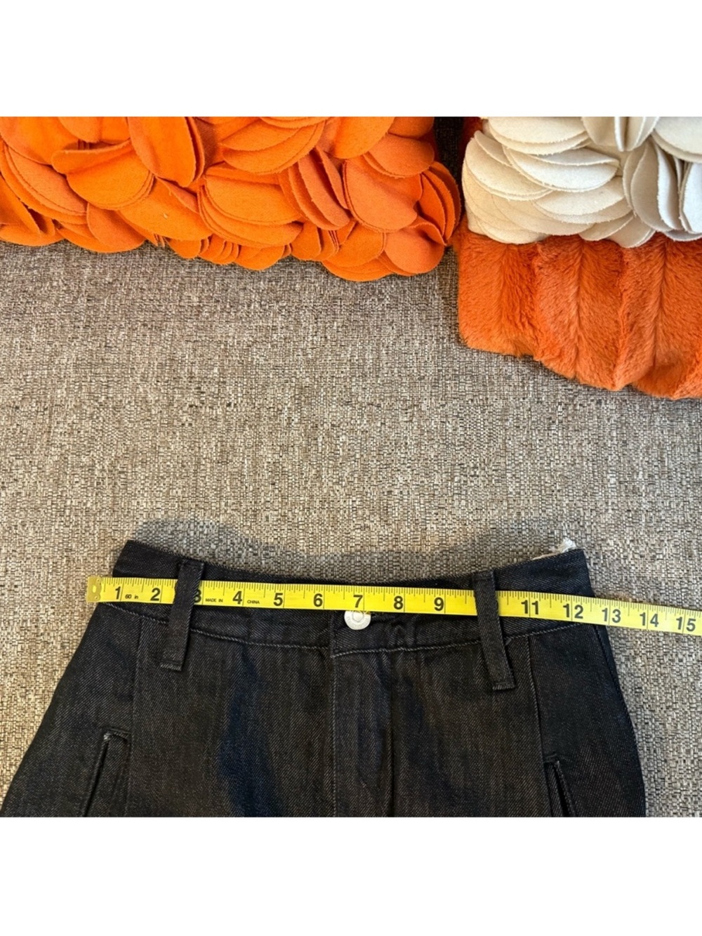 ❣️🆕ÉTICA Lewis High Waist Pleated Ankle Cargo Jeans in Black Onyx $268 MSRP❣️ - Picture 9 of 11